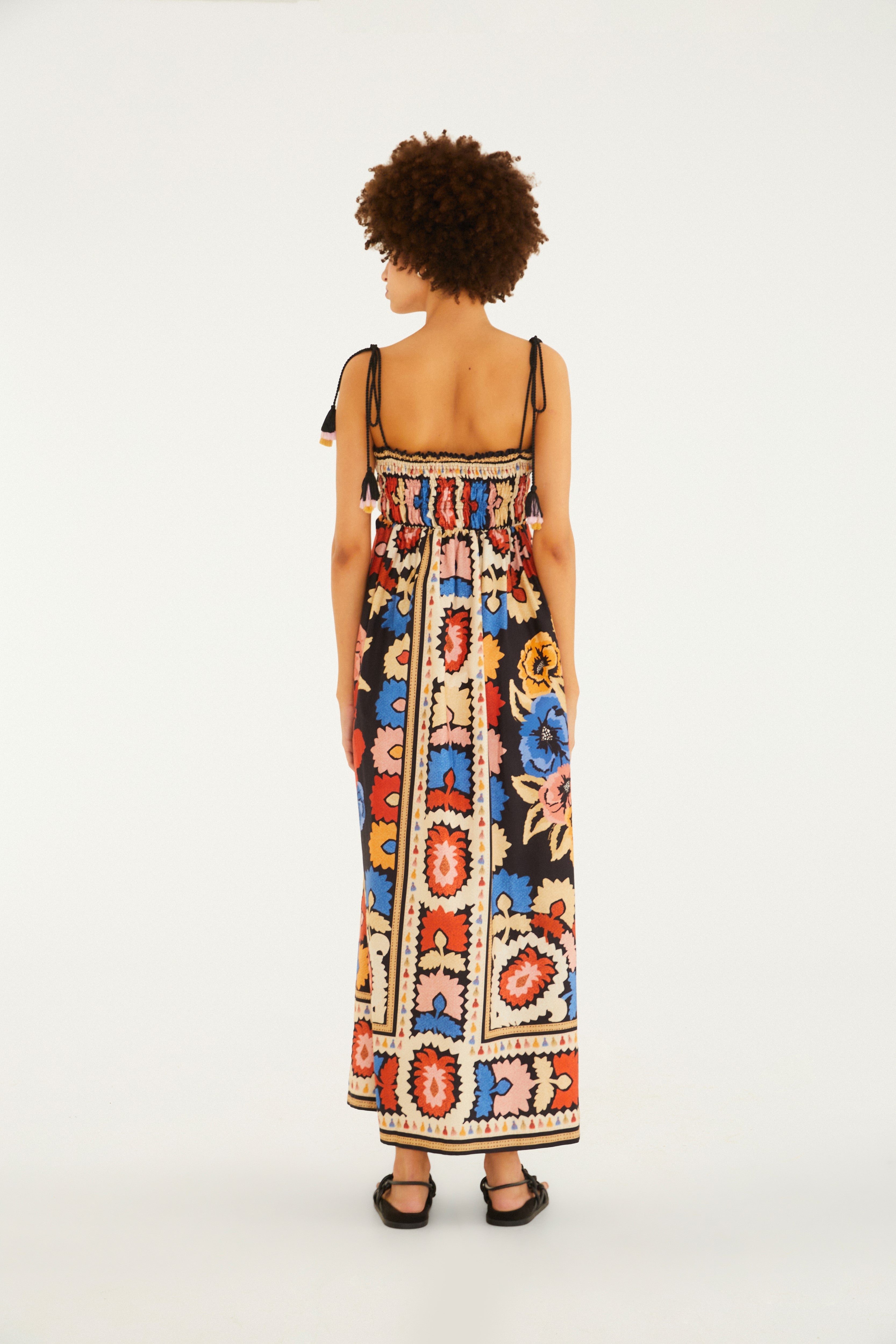 Antuerpia Scarf Print Maxi Dress
