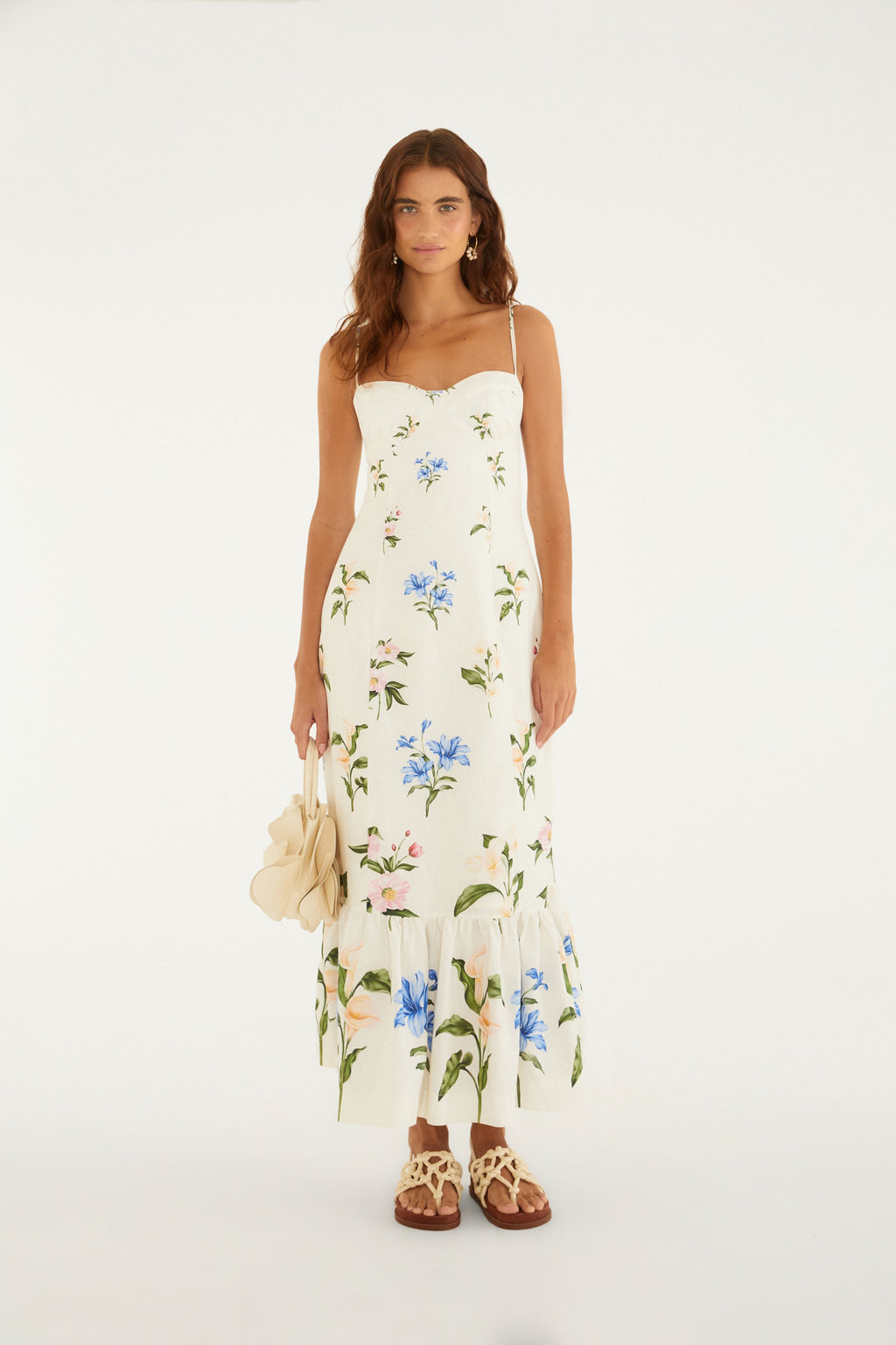 Aquaflora Print Dress