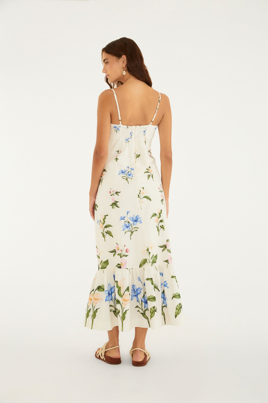 Aquaflora Print Dress