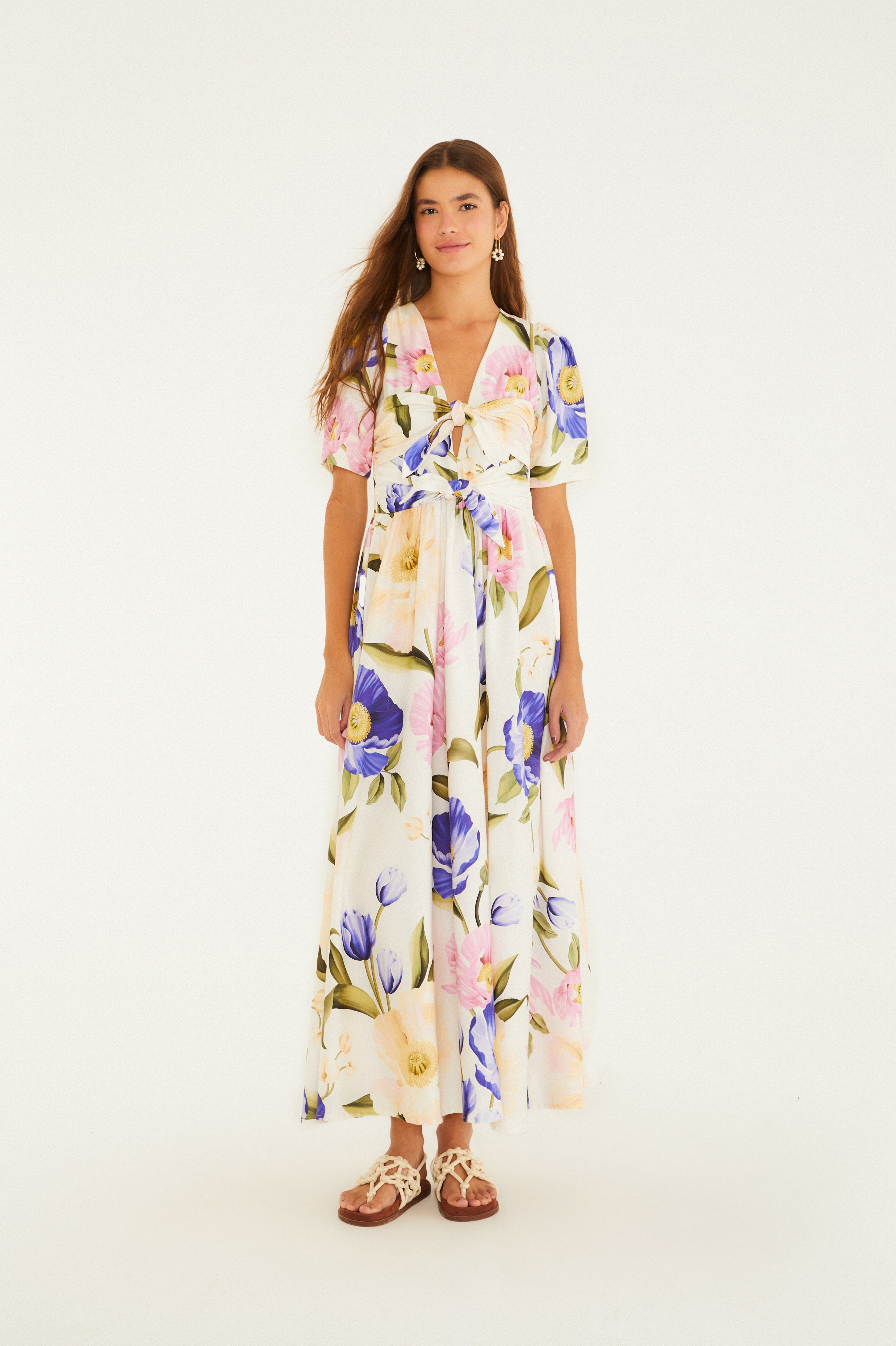 Floral Lola Print Maxi Dress