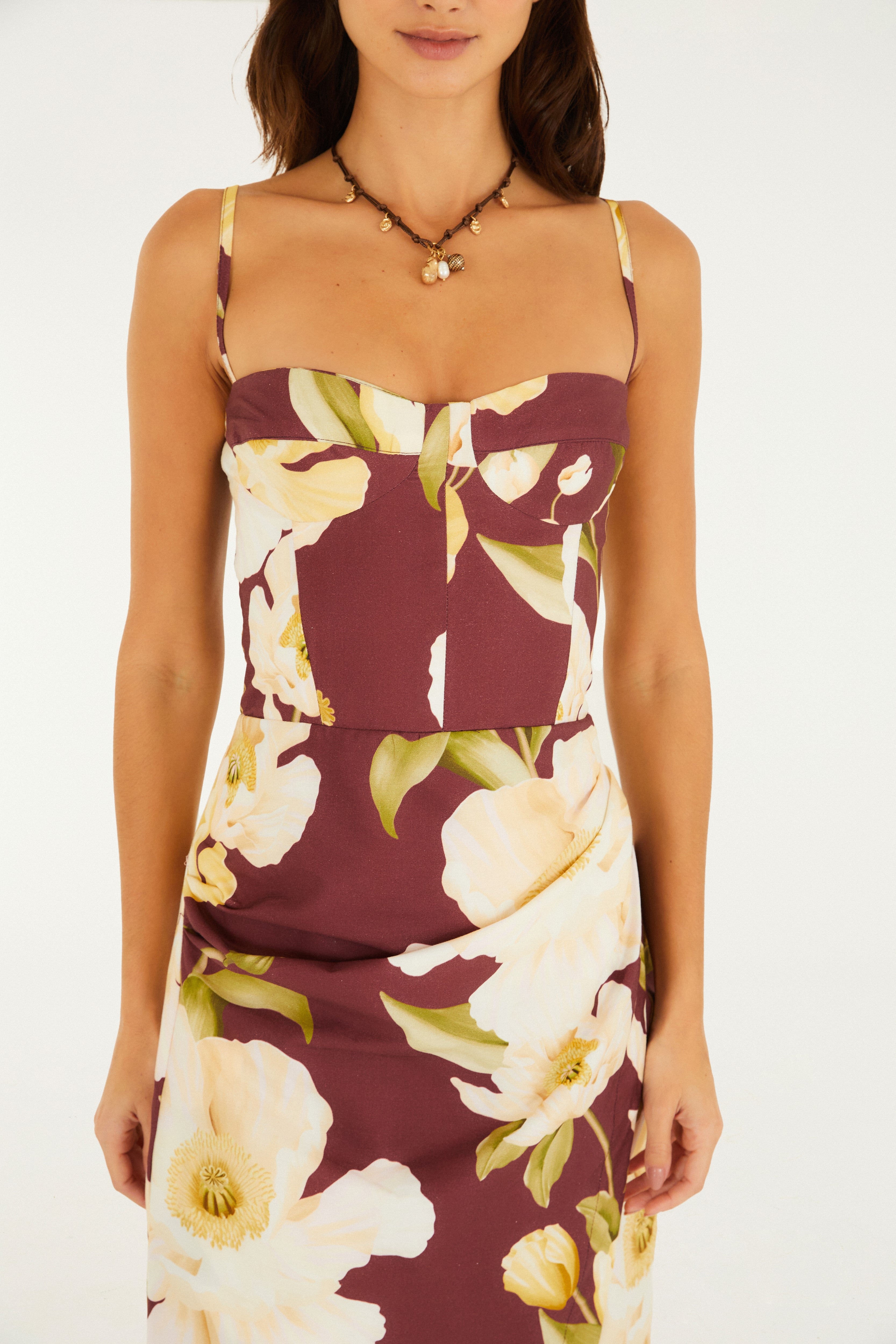 Floral Lola Print Split Dress