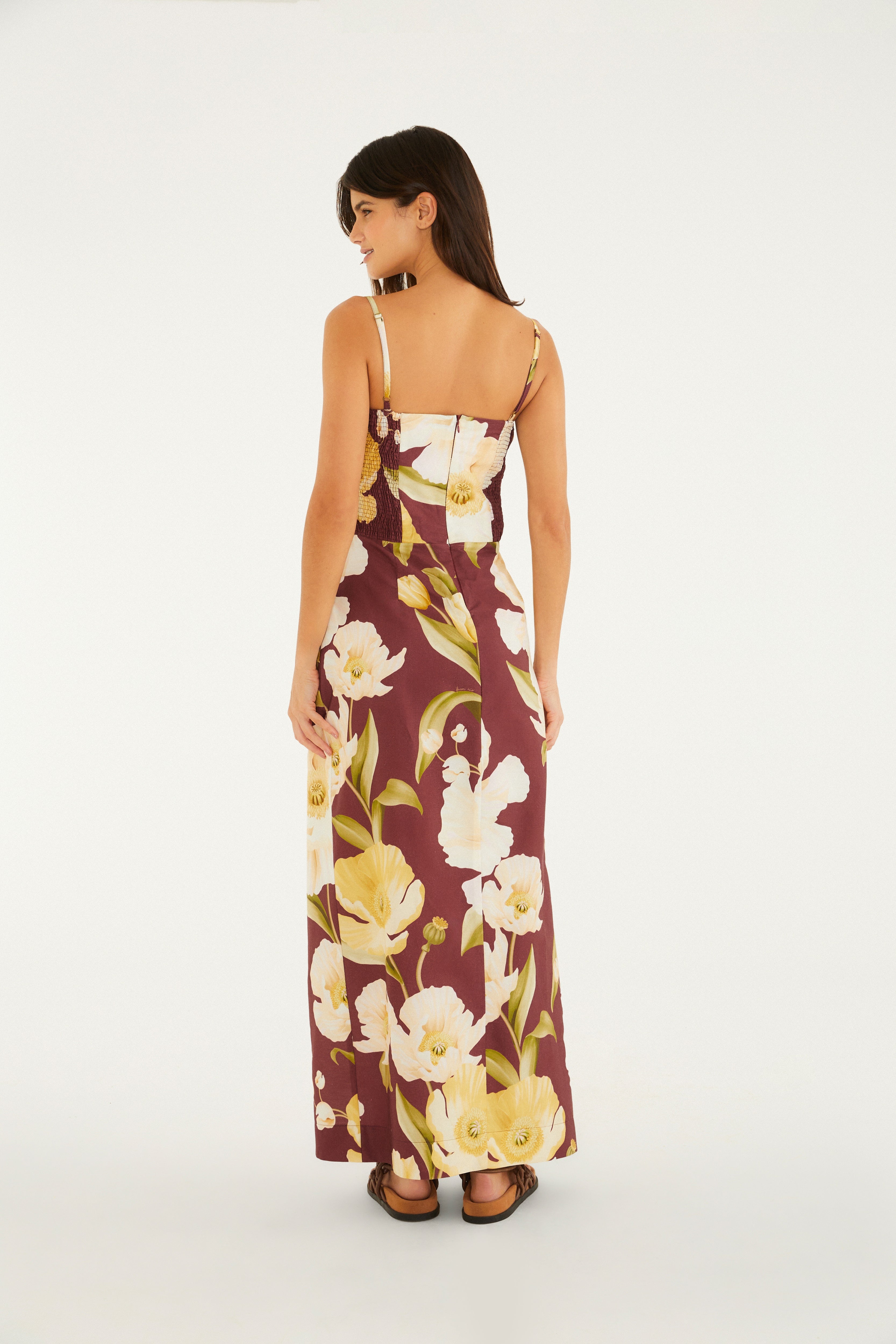 Floral Lola Print Split Dress