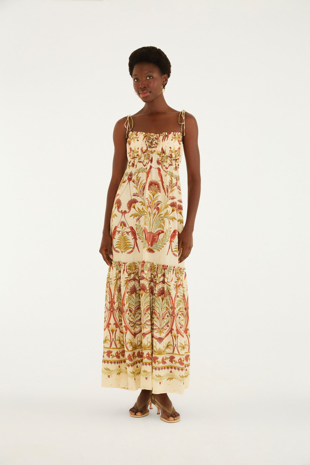 Louise Garden Print Maxi Dress