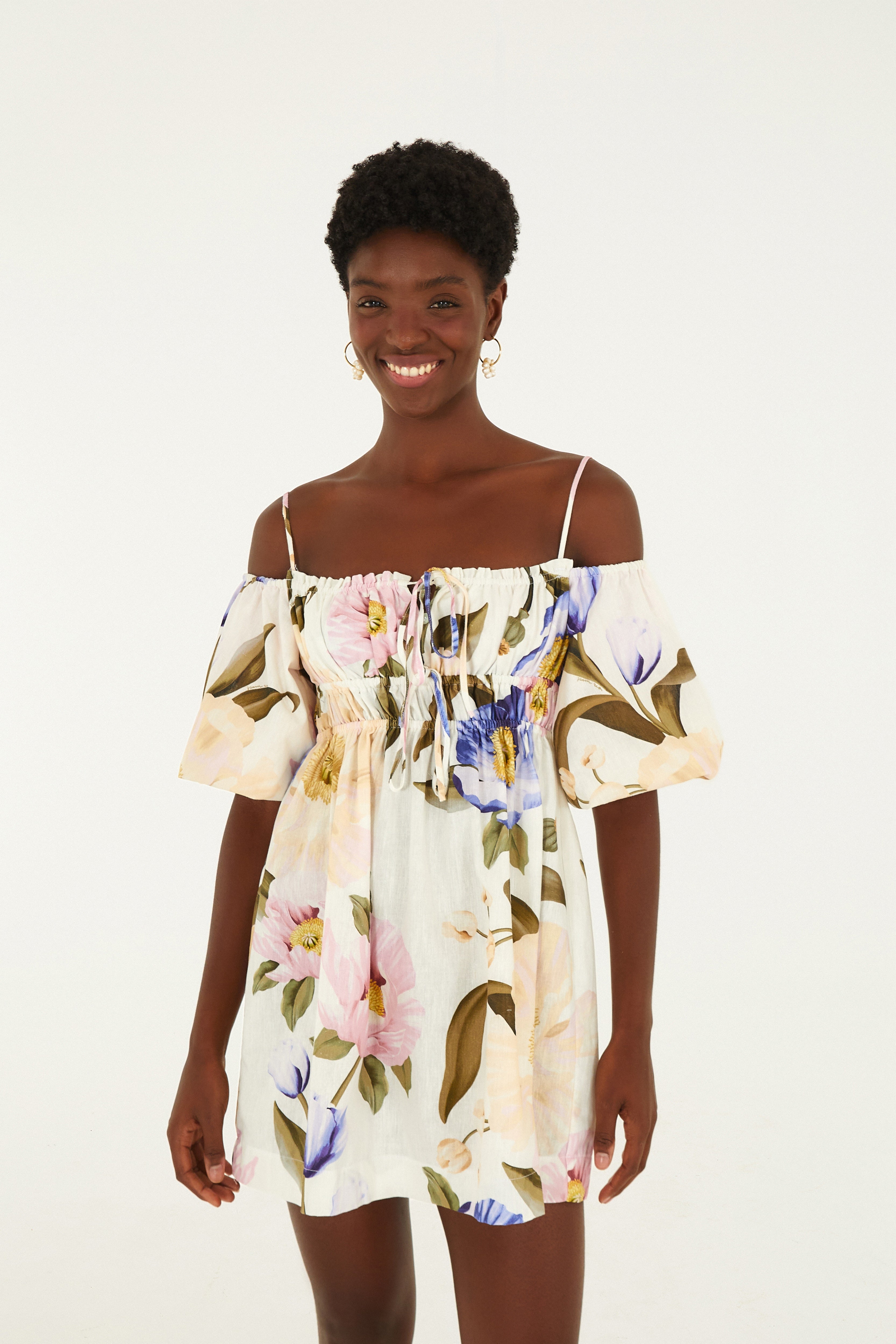 Floral Lola Print Short Dress