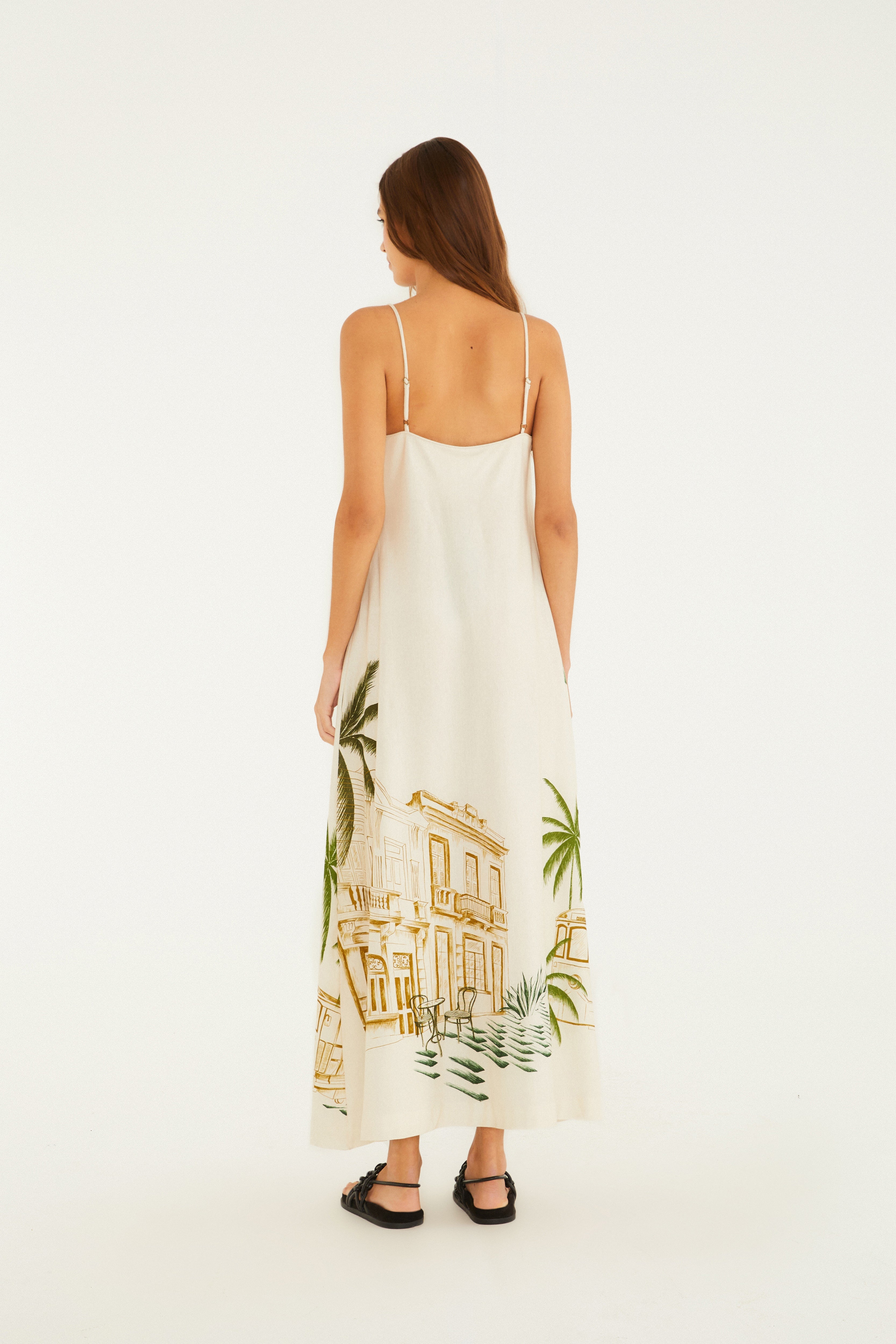 Teresa Print Midi Dress