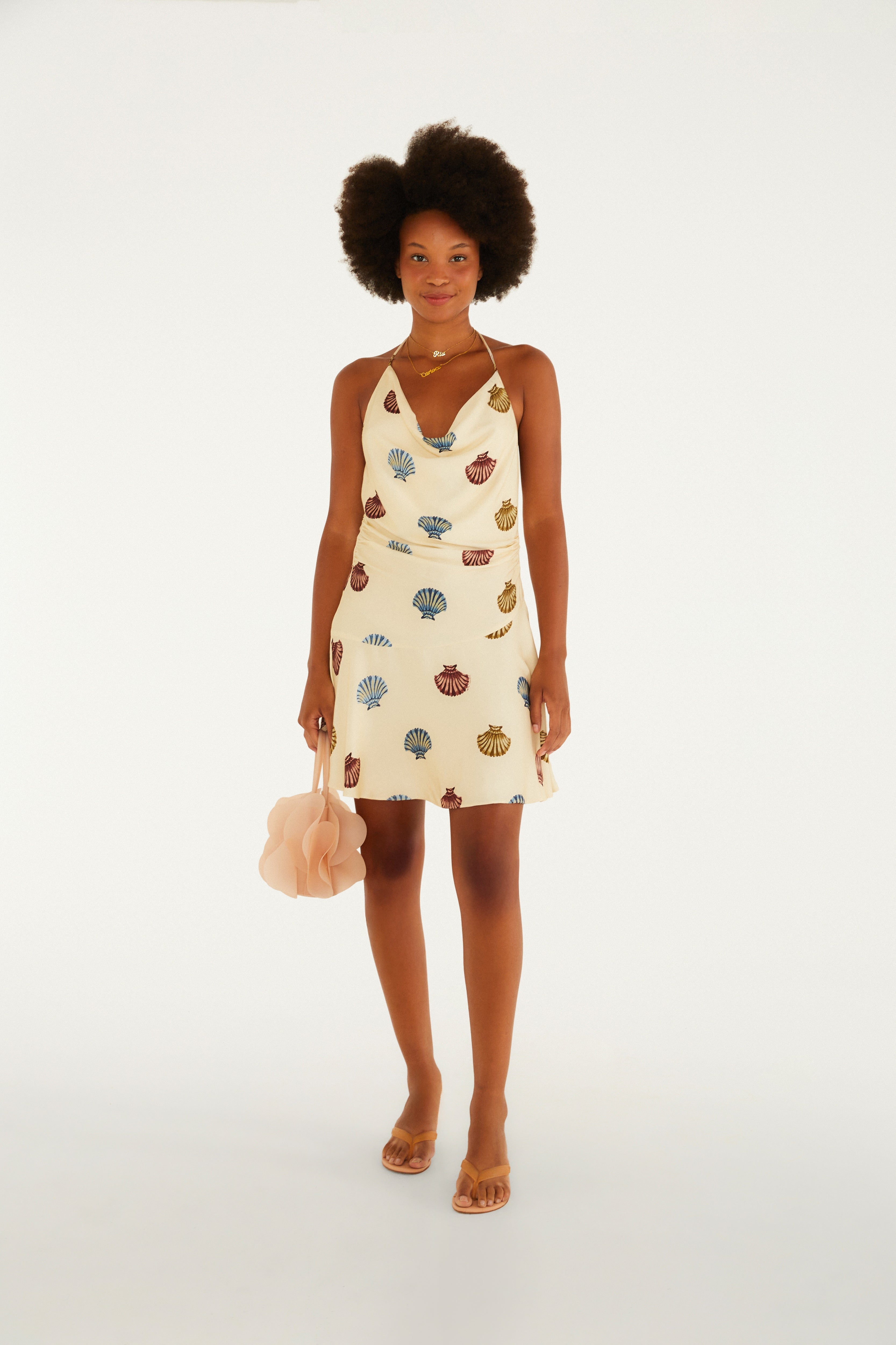 Conchita Print Short Dress