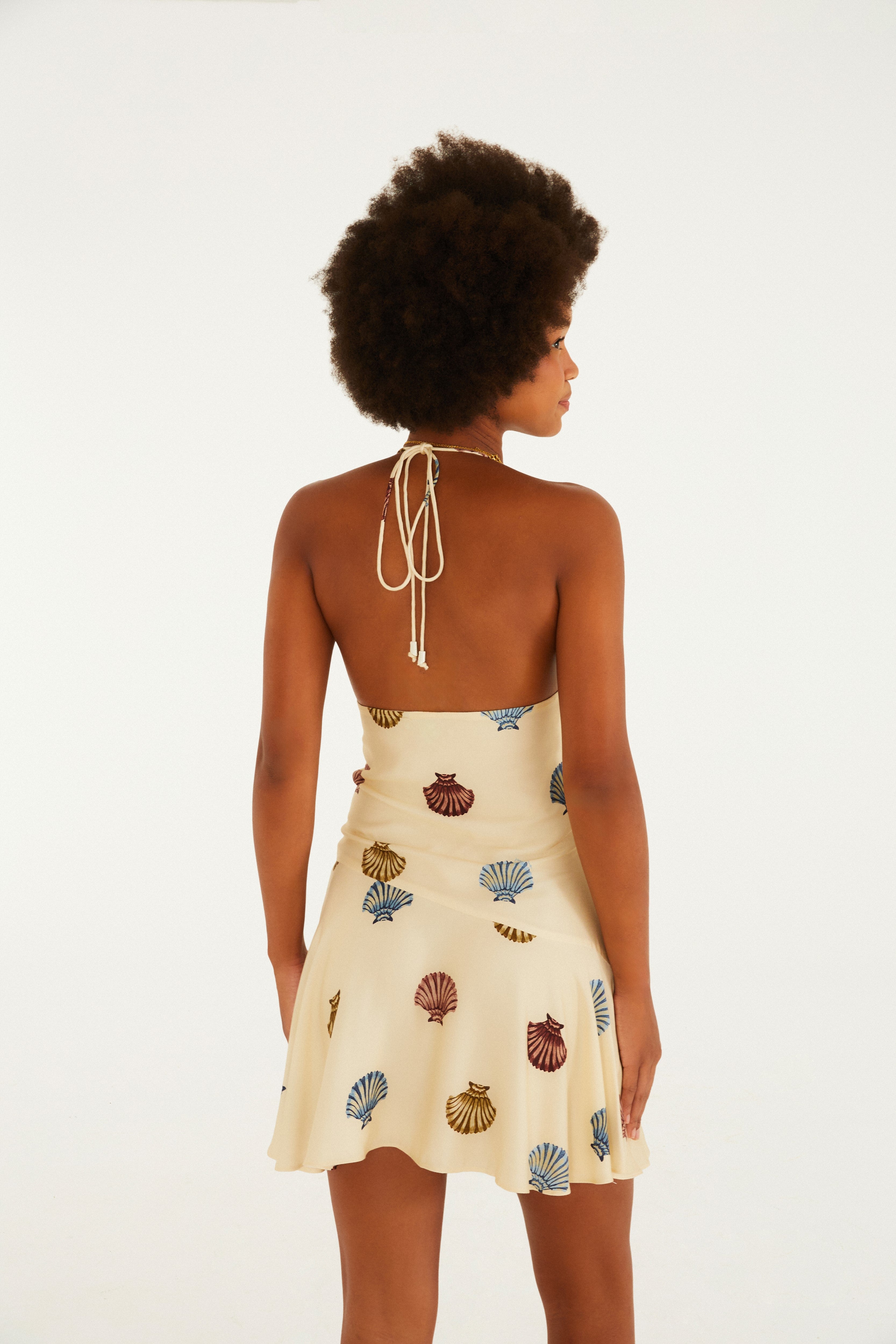 Conchita Print Short Dress