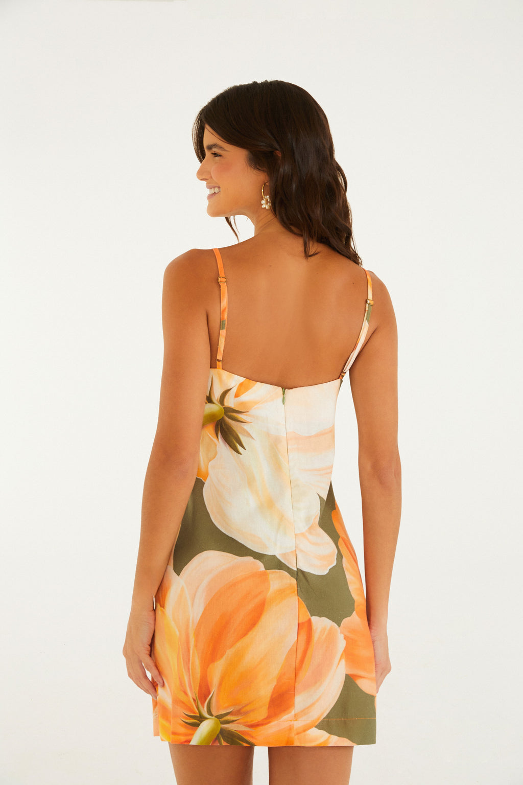 Amarilis Print Strappy Short Dress